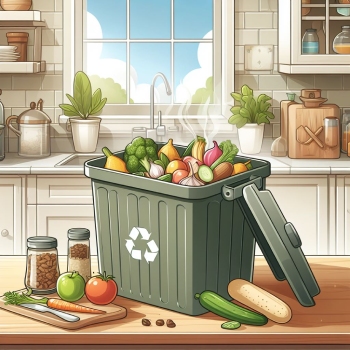A compost bin