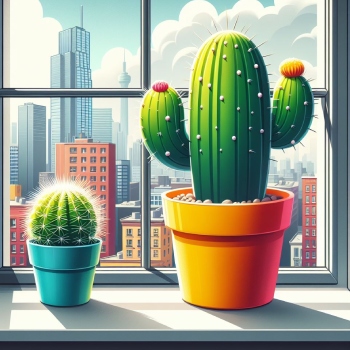 A cactus plant